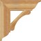 Ekena Millwork Legacy Traditional Rough Sawn Bracket, Western Red Cedar, 6"W x 24"D x 24"H BKT06X24X24LEC01RWR - alternate 3